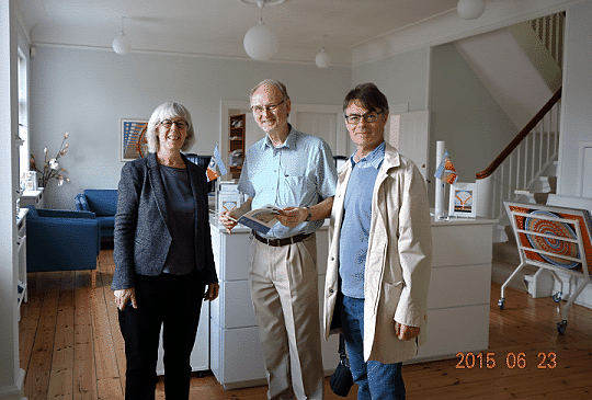 Mary McGovern, Arnold Therner, Steen Löth - The Martinus Institute, Copenhagen (June 2015)