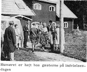 Kosmos Center, Varnhem, inauguration by Martinus on June 19, 1965