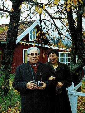 Martinus and Sigbritt Therner, Kosmos, Varnhem, October 1964 (Photo: Per Bruus-Jensen)