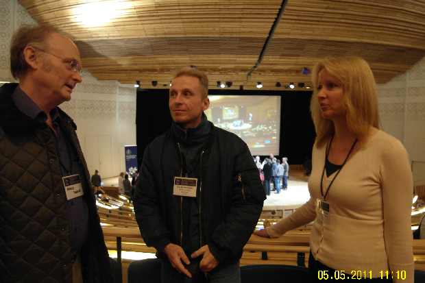 Toward a Science of Consciousness TSC, maj 2011 Stockholm Arnold Therner, Alex Riel och Katherine Elizabeth Anker