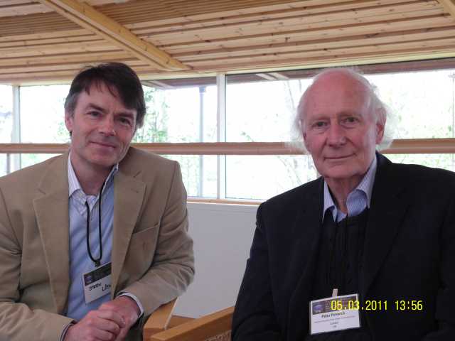 Toward a Science of Consciousness TSC, maj 2011 Stockholm, Steen Löth och Peter Fenwick